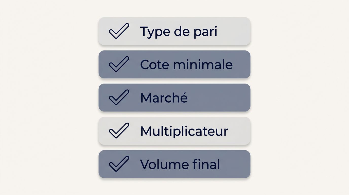 Les conditions qui réduisent la valeur d’un bonus